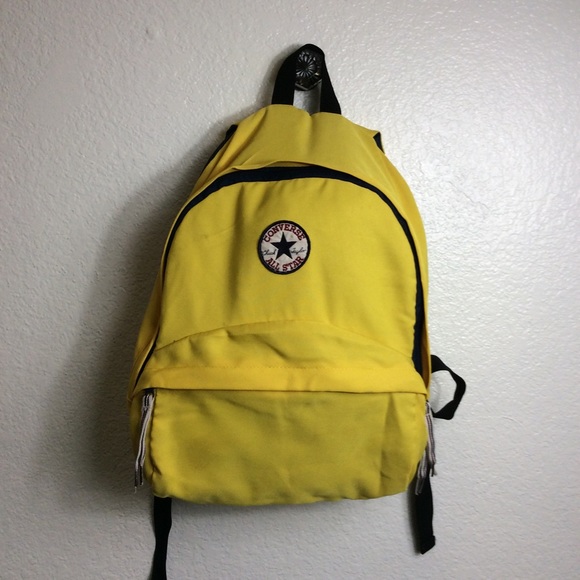 converse backpack yellow